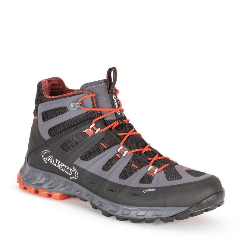 AKU Støvler Herre - Selvatica Mid Gtx Fjellsko Svart Rød Oslo OZR524679